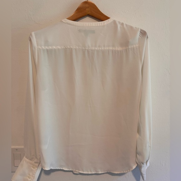 Banana Republic Utility Pocket Blouse in Off White‎ Sz XS PT - Picture 6 of 7